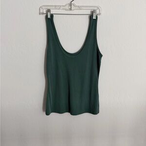 Abercrombie & Fitch Forest Green Scoop Neck Tank